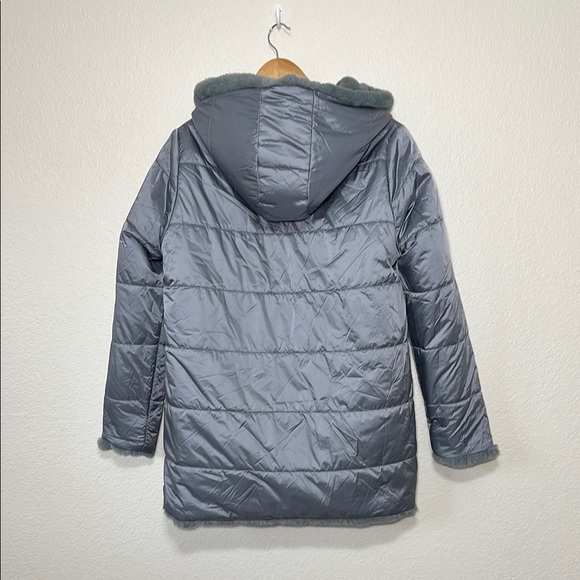 Save The Duck Fury Reversible Faux-Fur Jacket L - Picture 7 of 9